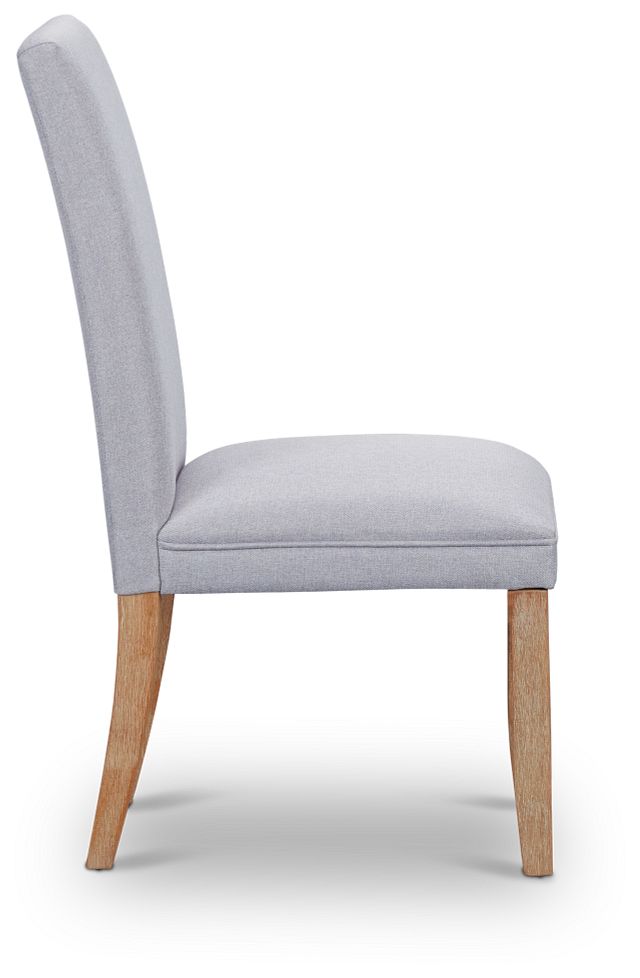 Dublin Light Gray Light Tone Upholstered Side Chair