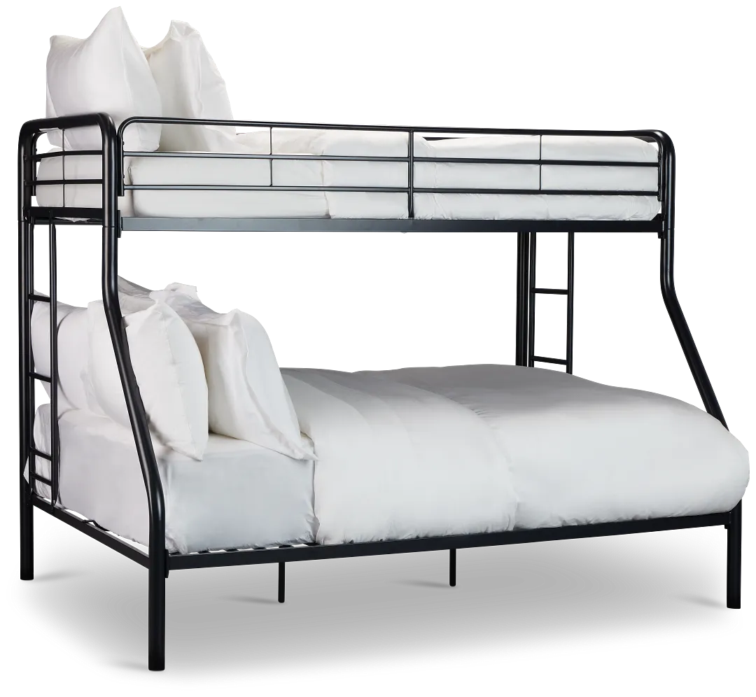 Rory Black Metal Bunk Bed