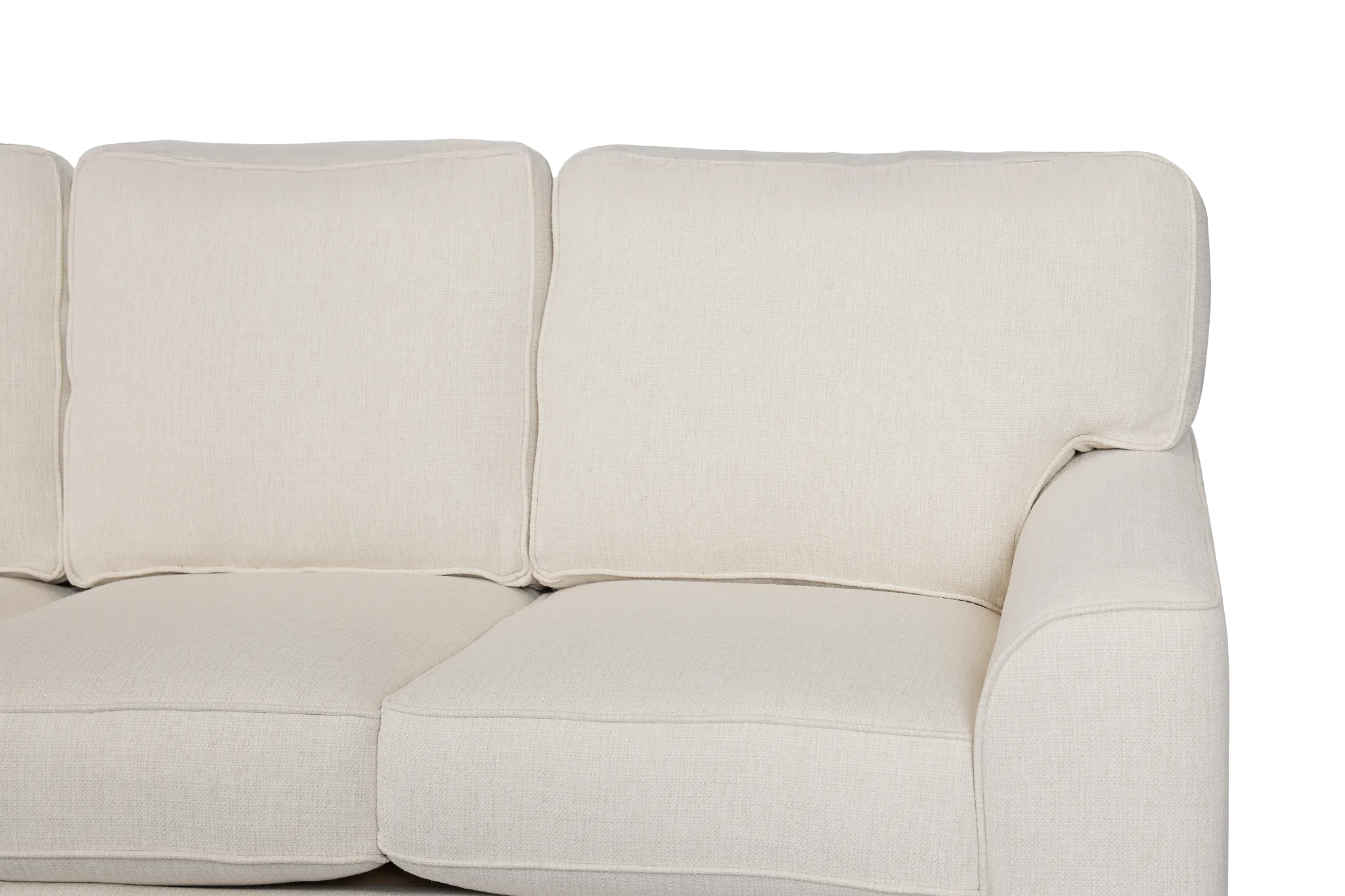 Sinclair Light Beige Fabric Sofa