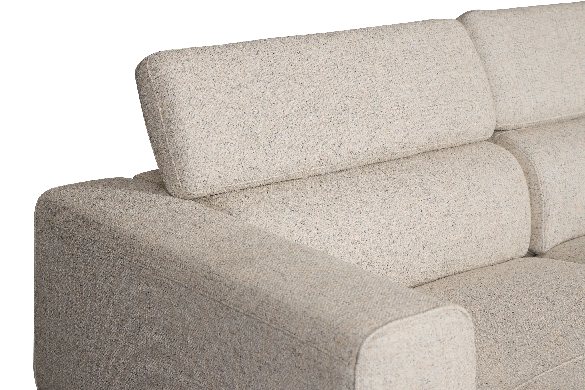 Alina Beige Fabric Left Chaise Sectional Alina Beige Fabric Left Chaise Sectional