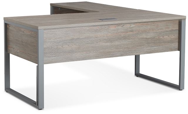 Clark Gray 47" Return Desk