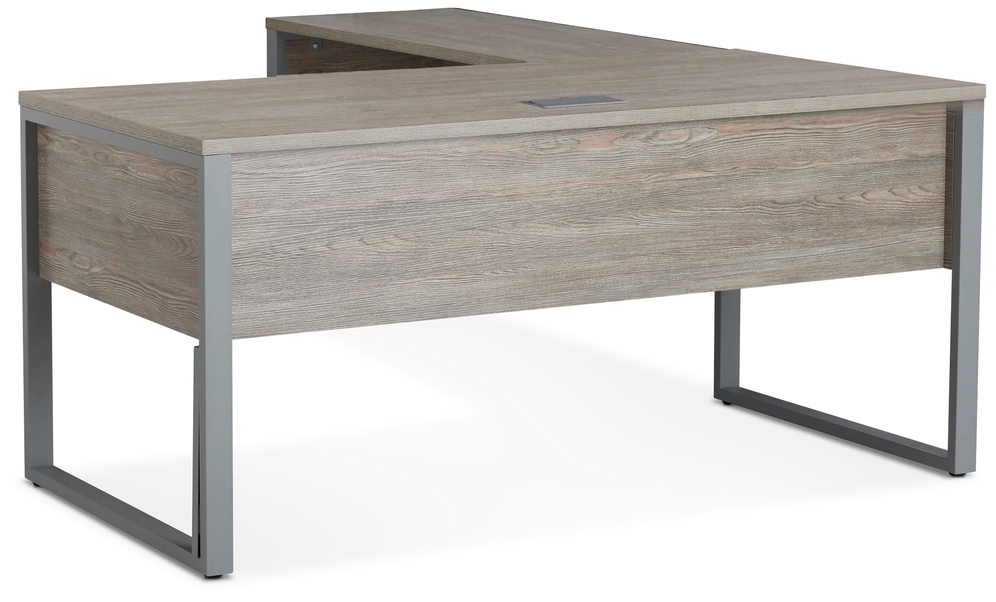 Clark Gray 47" Return Desk