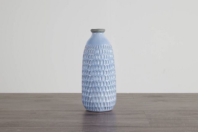 Celeste Blue Medium Vase