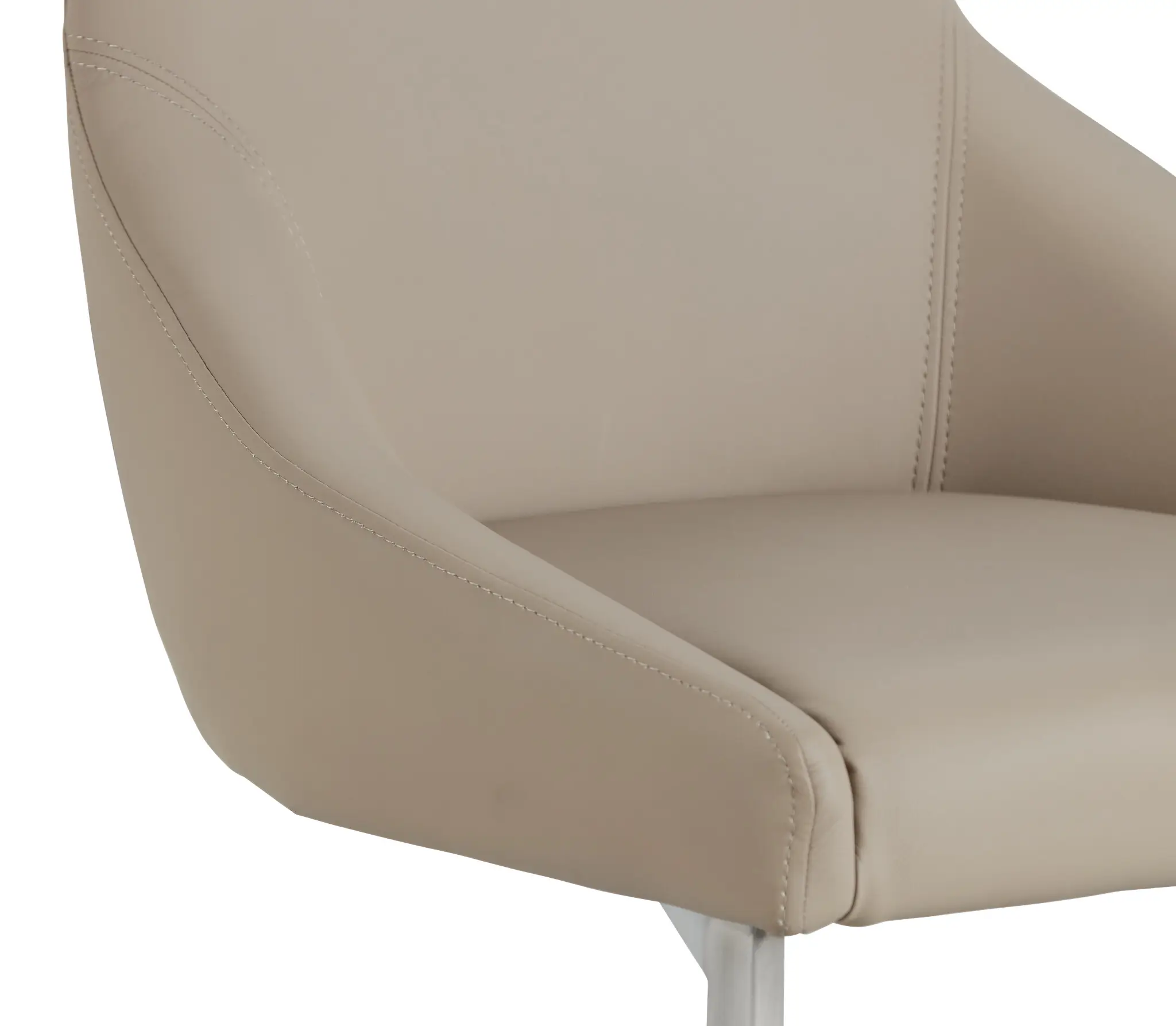 Monaco Taupe Upholstered Side Chair Monaco Taupe Upholstered Side Chair