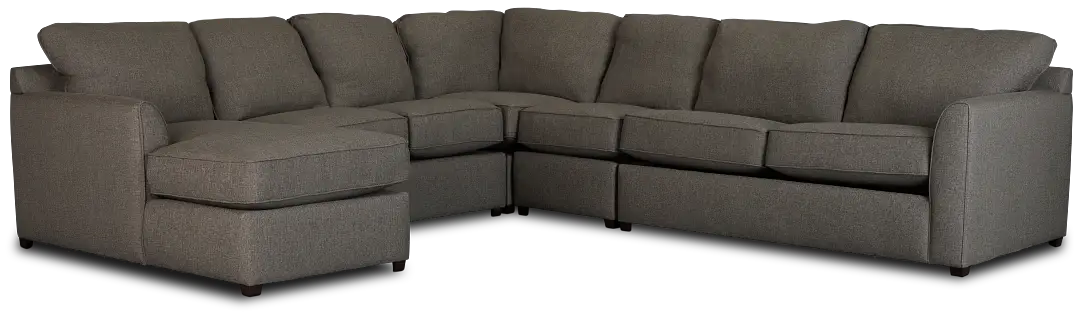 Asheville Brown Cool Mfoam Left Chaise Memory Foam Sleeper Sectional Asheville Brown Cool Mfoam Left Chaise Memory Foam Sleeper Sectional