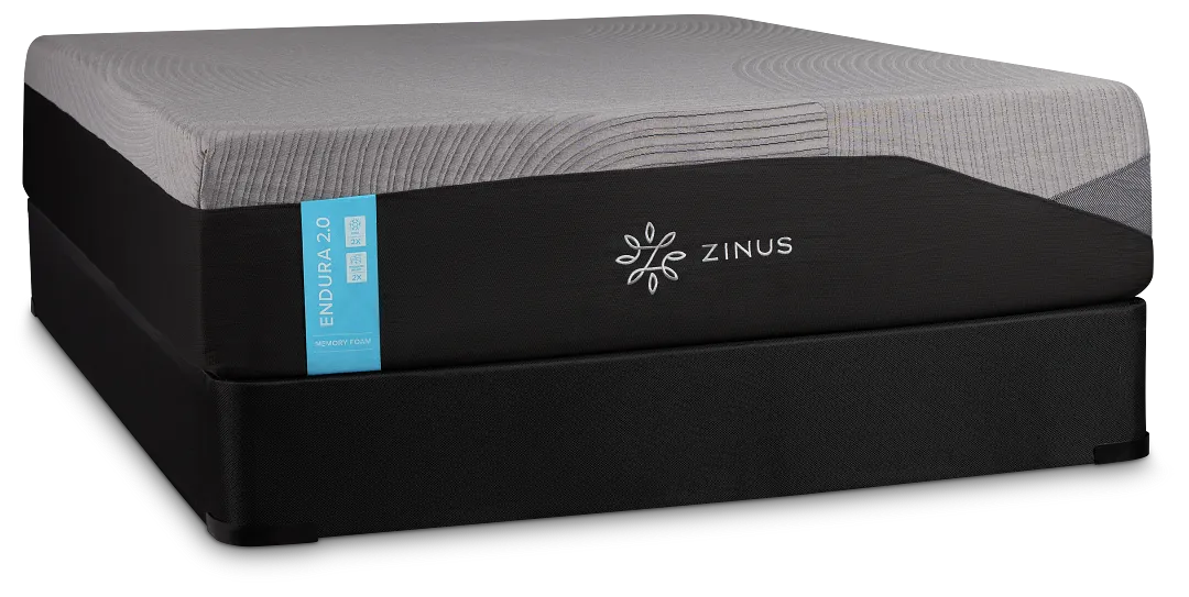 Zinus Endura 2.0 Cush Firm Mattress Set