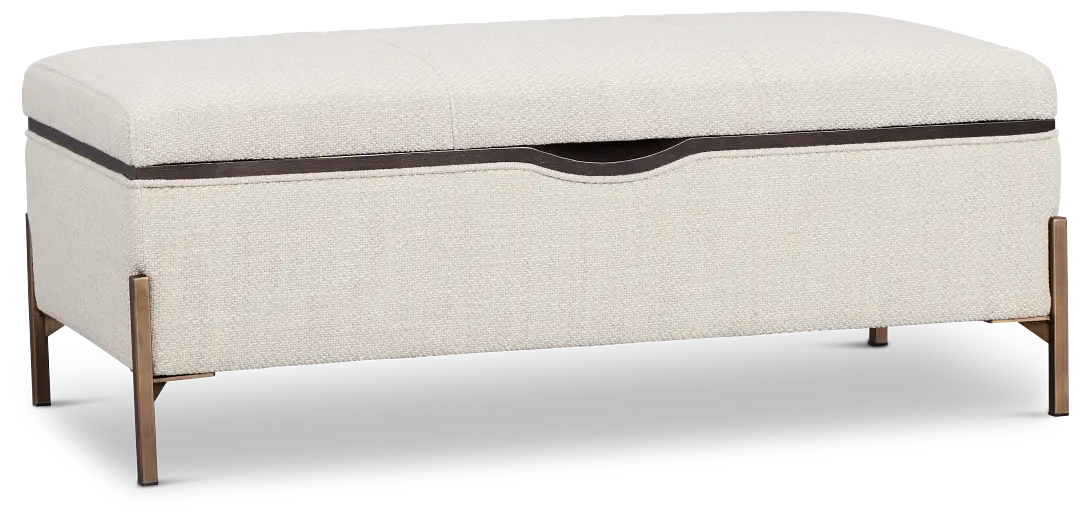 Karissa Dark Beige Rect Storage Accent Ottoman Karissa Dark Beige Rect Storage Accent Ottoman