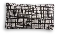 Network Black Lumbar Accent Pillow