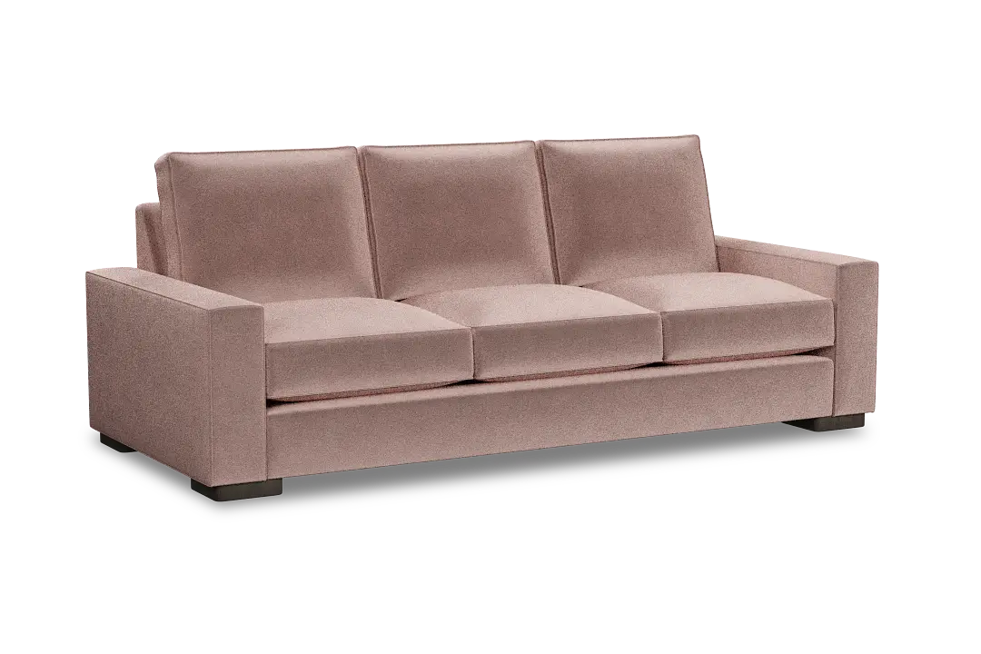Edgewater Joya Light Pink 96" Sofa W/ 3 Cushions Edgewater Joya Light Pink 96" Sofa W/ 3 Cushions