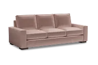 Edgewater Joya Light Pink 96" Sofa W/ 3 Cushions