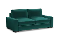Edgewater Joya Green 84" Sofa W/ 2 Cushions