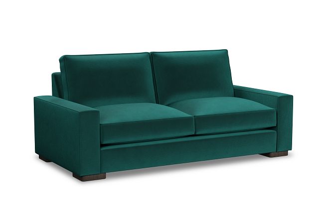 Edgewater Joya Green 84" Sofa W/ 2 Cushions