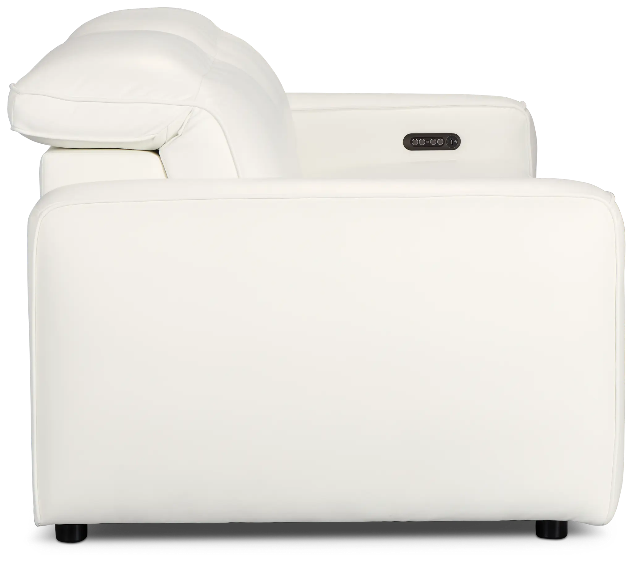 Tidal White Lthr/vinyl Power Reclining Sofa Tidal White Lthr/vinyl Power Reclining Sofa