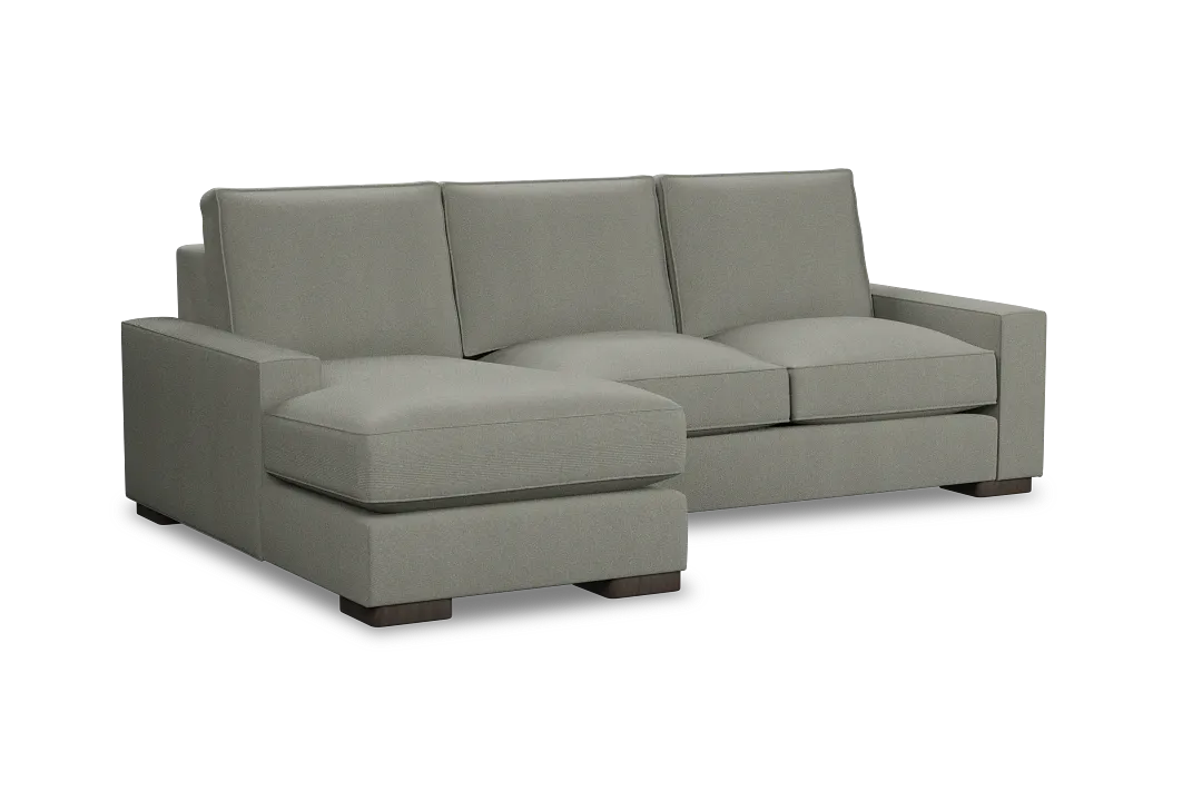 Edgewater Delray Pewter Left Chaise Sectional