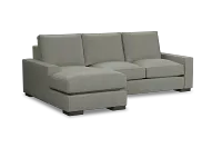 Edgewater Delray Pewter Left Chaise Sectional