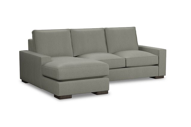 Edgewater Delray Pewter Left Chaise Sectional
