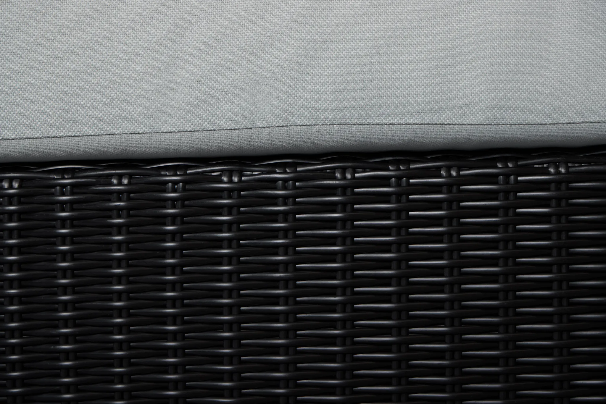 Montecito Black 6-piece Modular Sectional With Light Blue Cushions