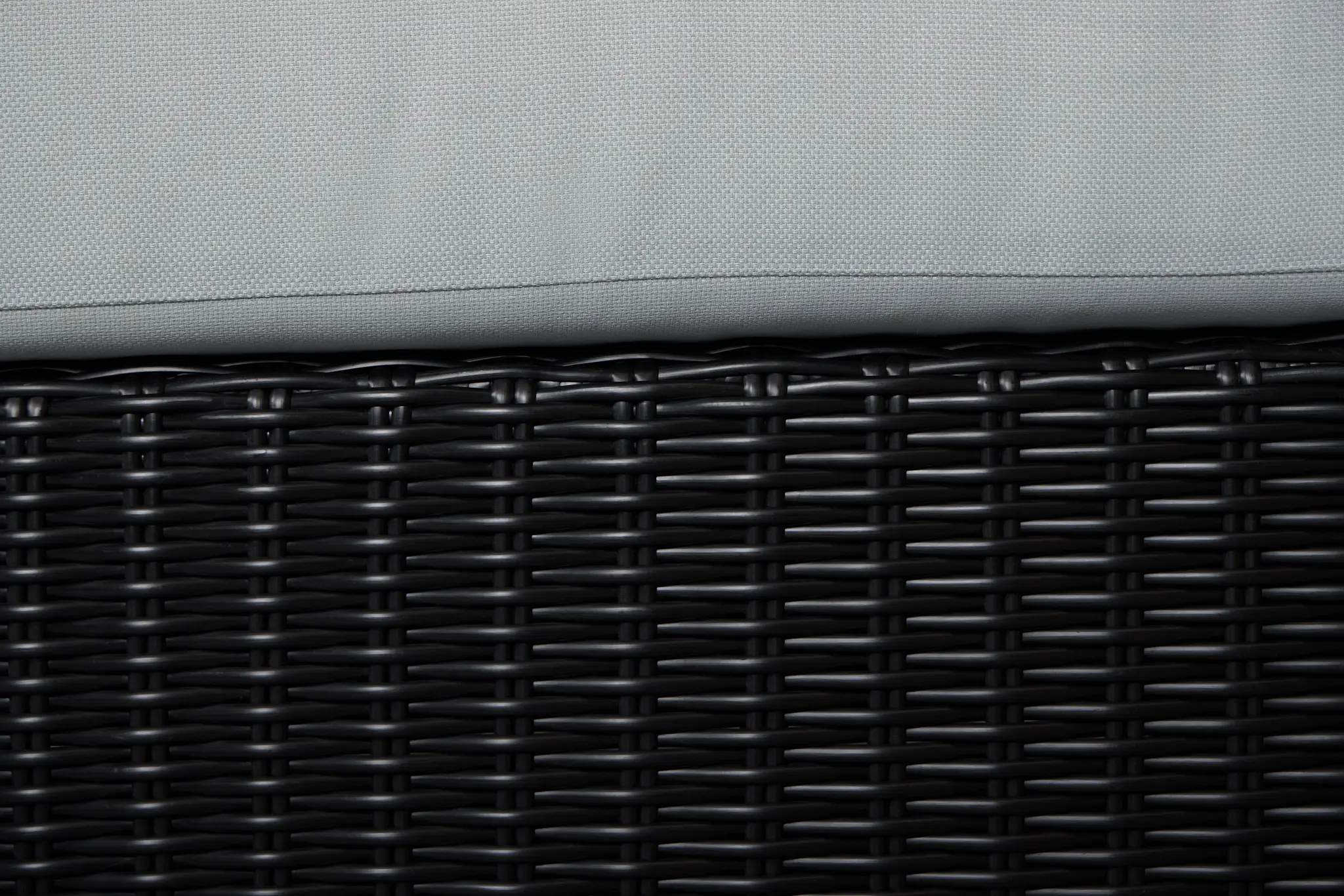 Montecito Black 6-piece Modular Sectional With Light Blue Cushions Montecito Black 6-piece Modular Sectional With Light Blue Cushions