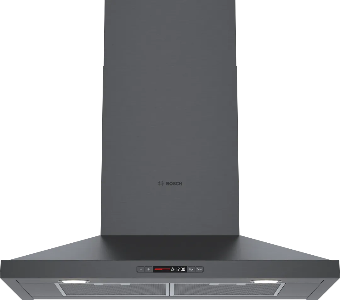 Bosch 800 Series Black 30" Wall Chimney Hood