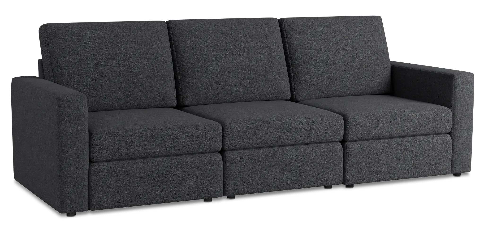 Citymod Dark Gray Fabric 3-piece Modular Sofa Citymod Dark Gray Fabric 3-piece Modular Sofa