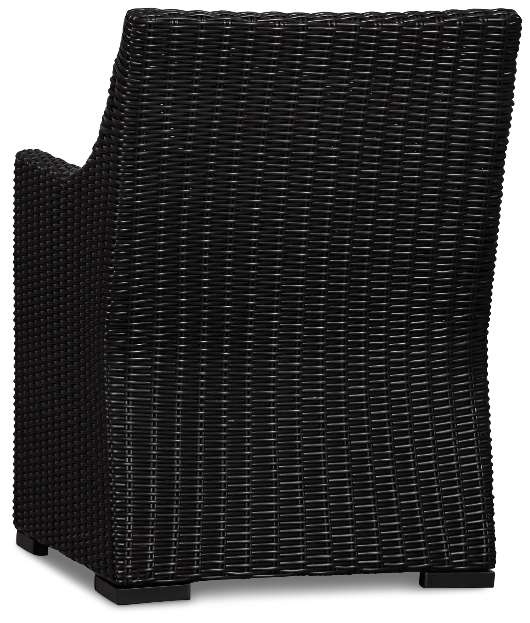 Montecito Black Cushioned Arm Chair Montecito Black Cushioned Arm Chair