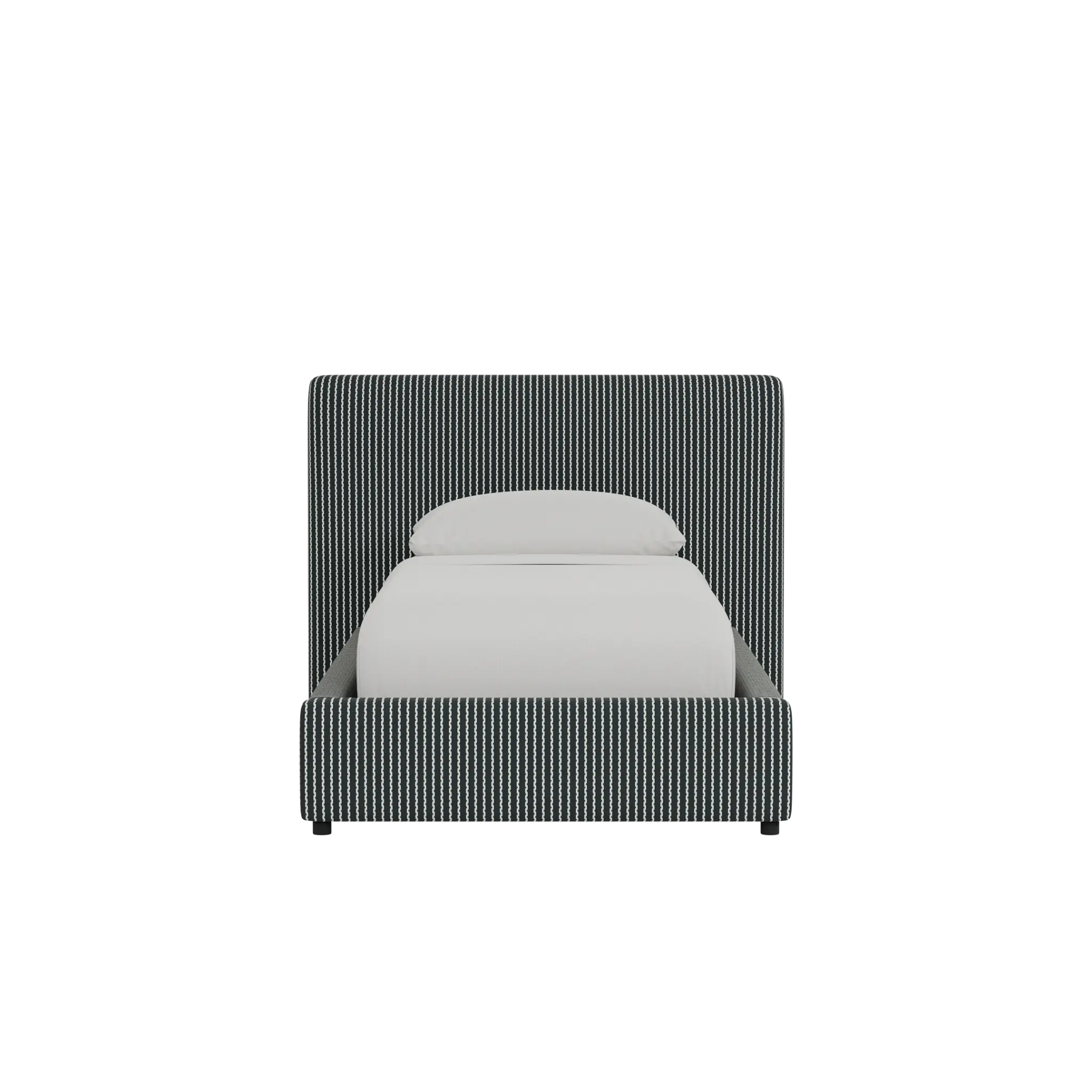 Grayton Lucy Navy 44" Upholstered Platform Bed Grayton Lucy Navy 44" Upholstered Platform Bed