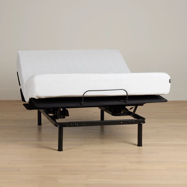 Rest & Renew By Zinus Gel Memory Foam Mattress 10" Cush Firm Slat Adjustable Mattress Set