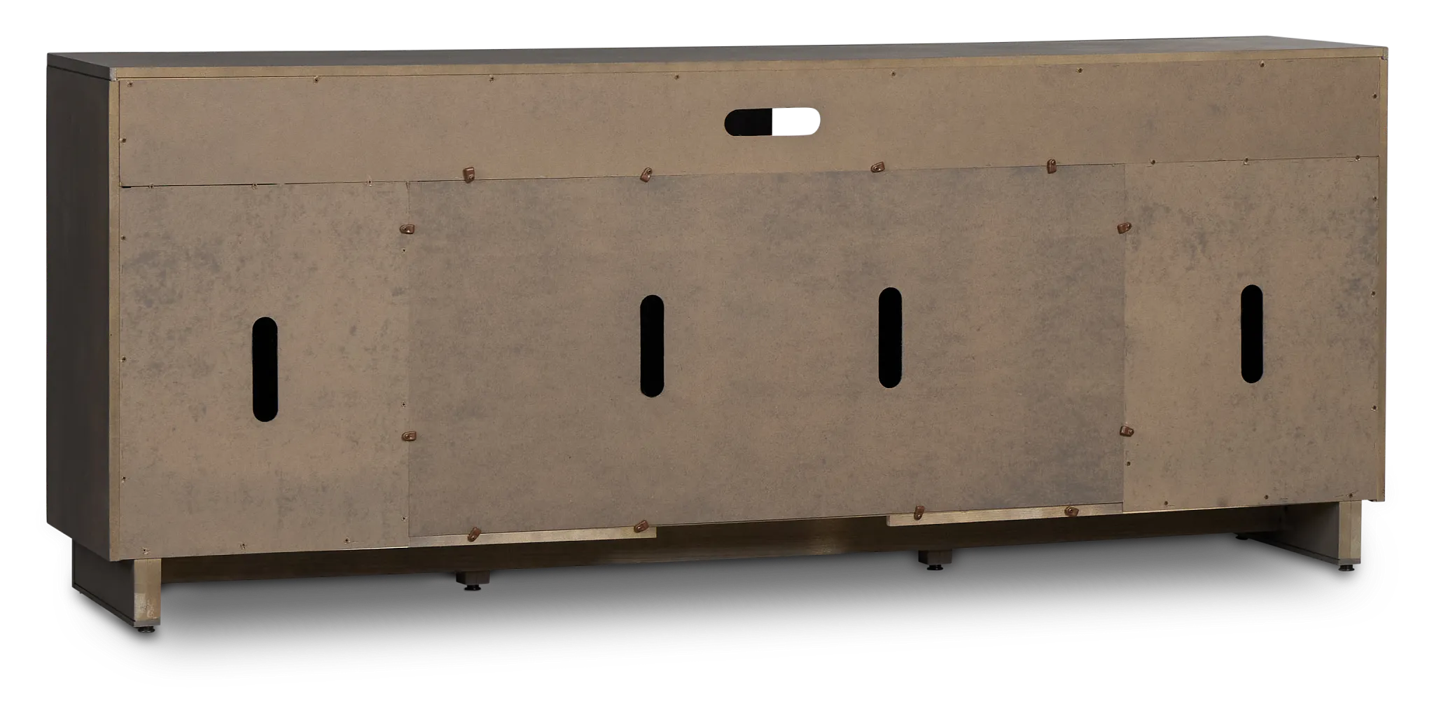 Richmond Gray 80" Tv Stand With Fireplace Insert