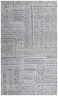 Miloh Gray 5x8 Area Rug