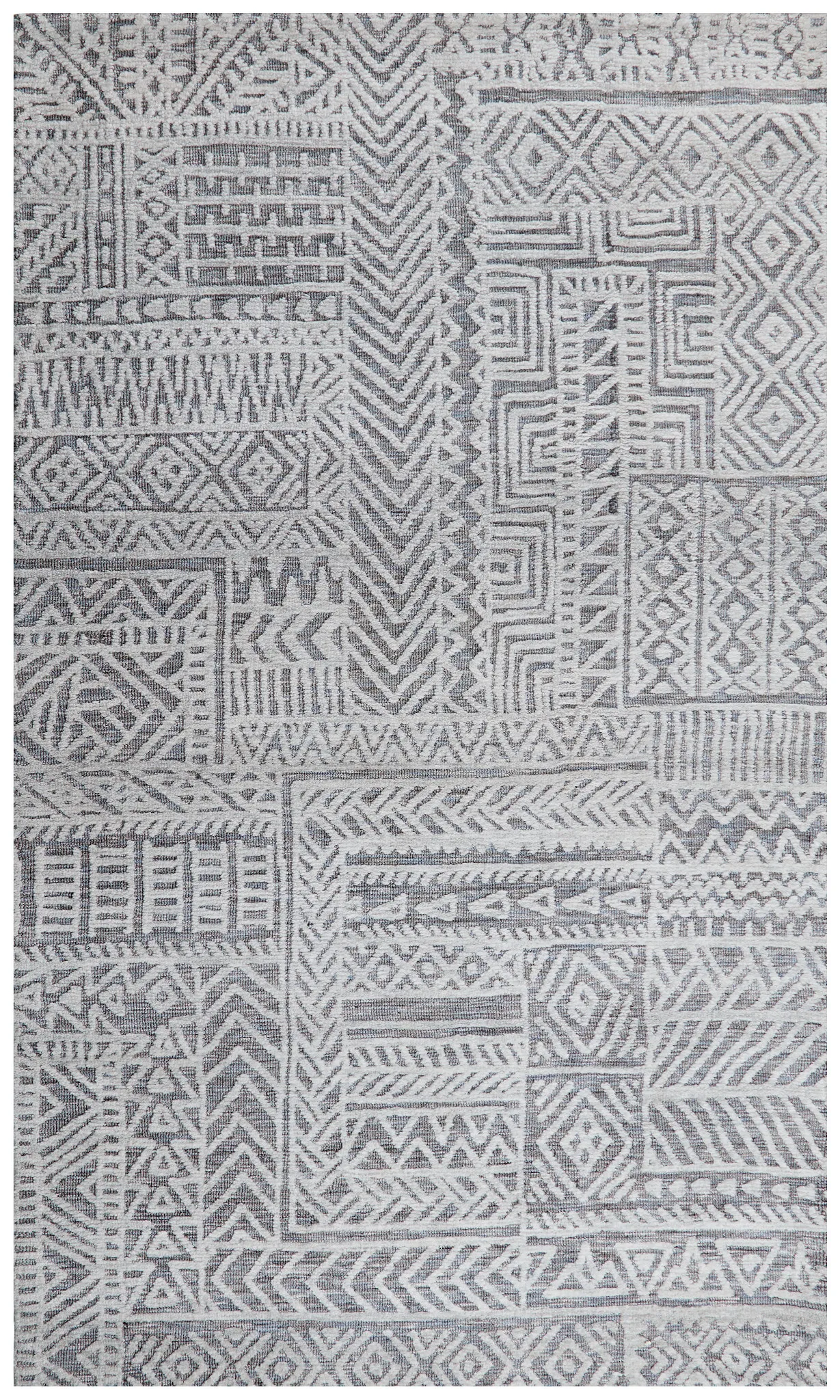 Miloh Gray 5x8 Area Rug