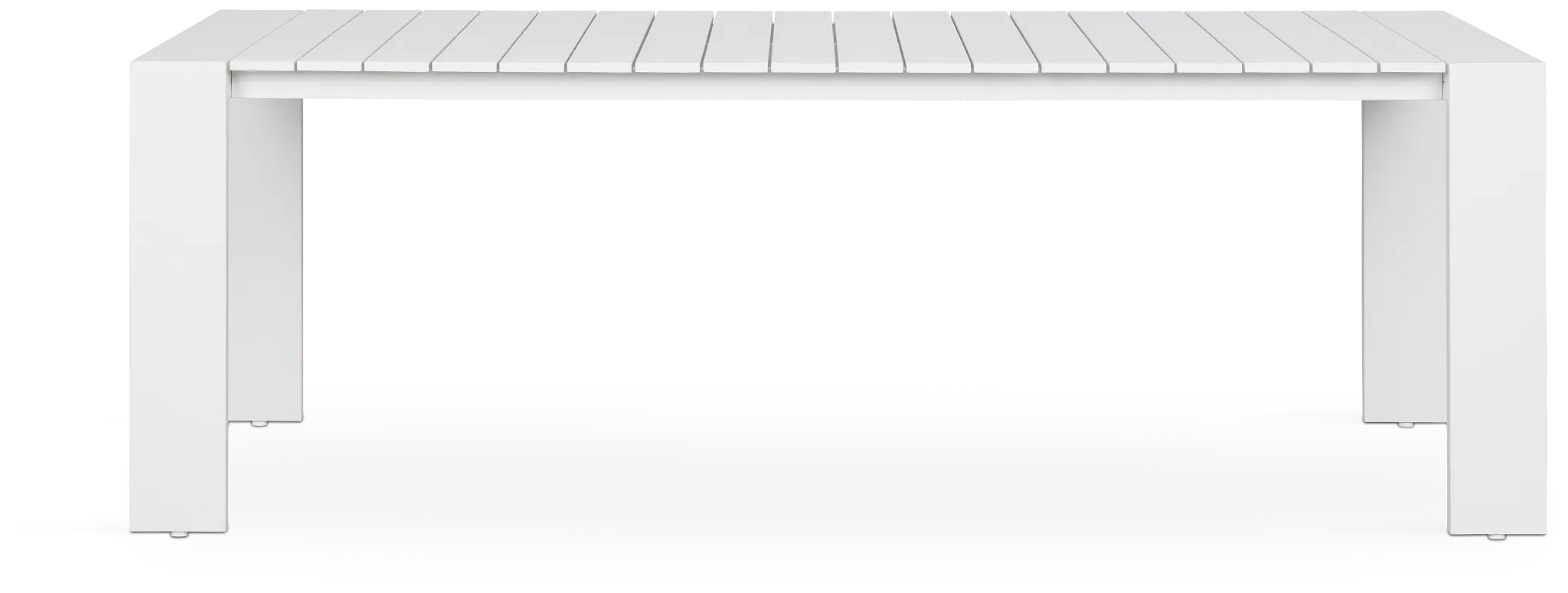 Sunrise White 86" Rectangular Table