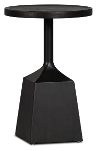Provo Dark Tone Round Pedestal Table