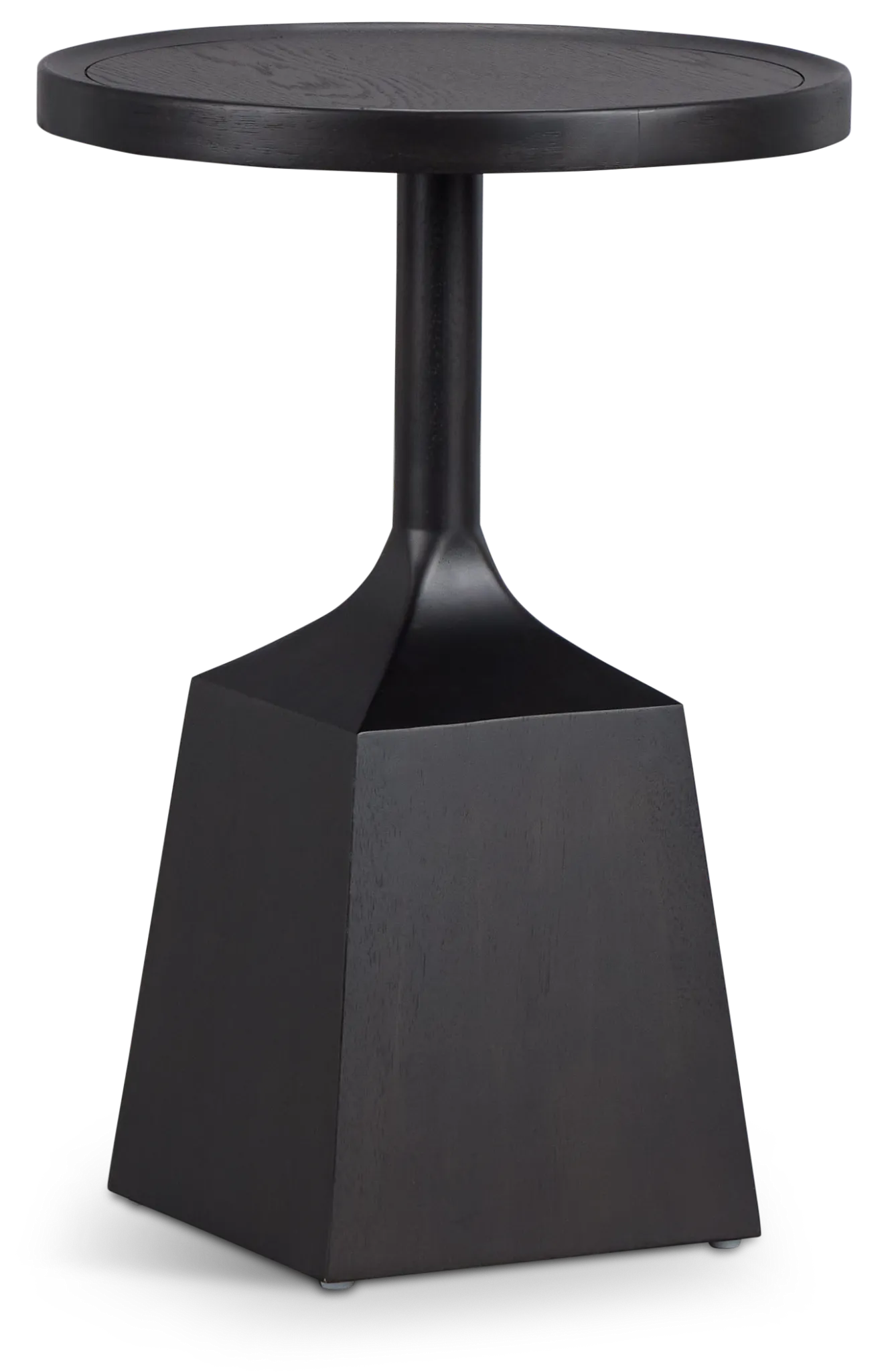 Provo Dark Tone Round Pedestal Table