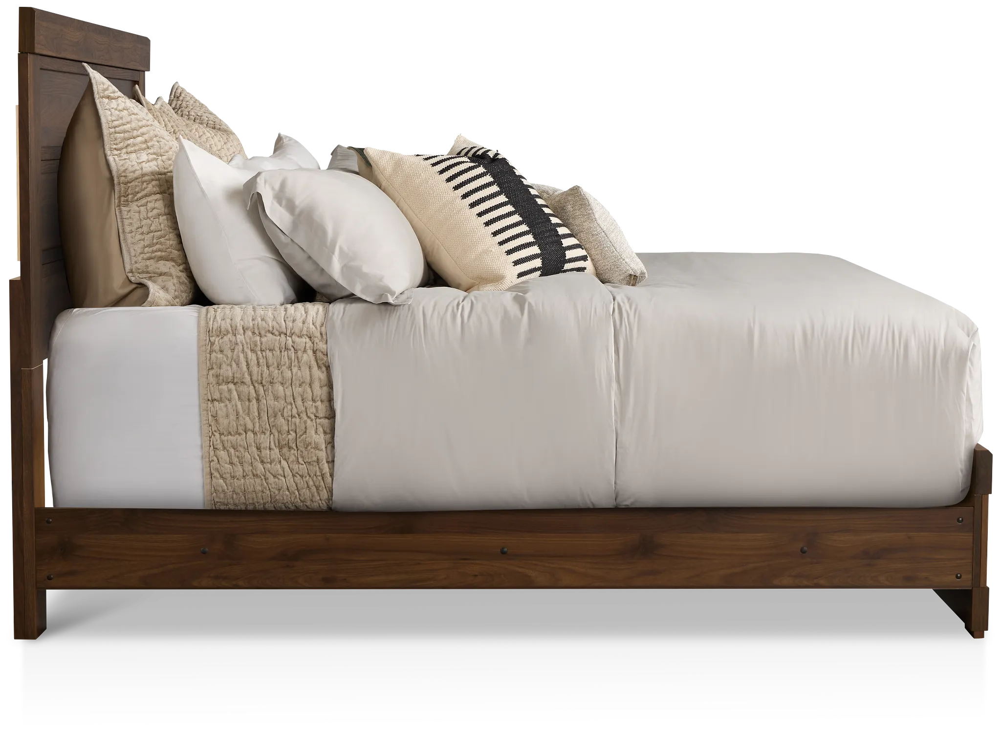 Atlantic Mid Tone Panel Bed