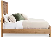 Vail Light Tone Panel Bed