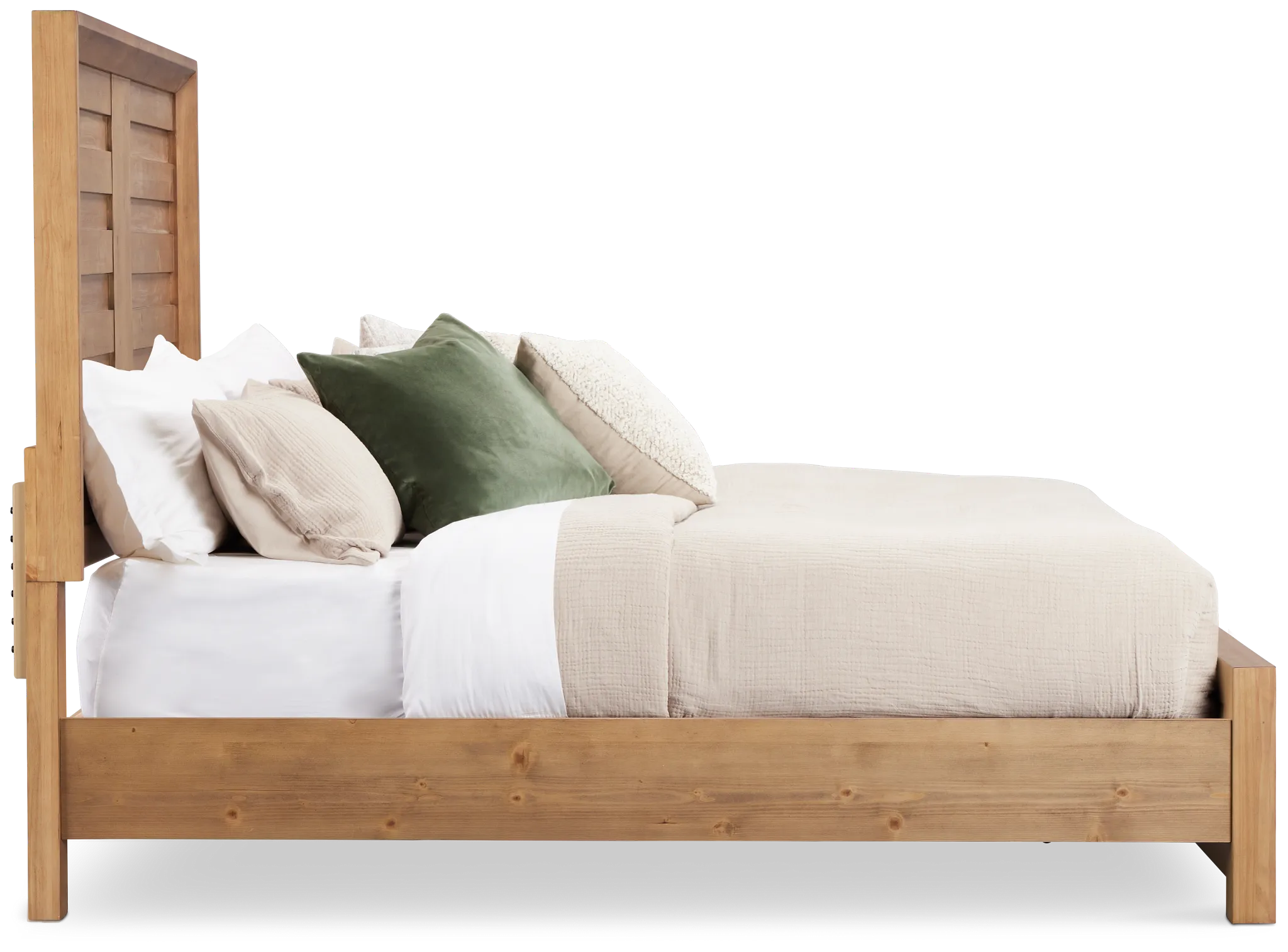 Vail Light Tone Panel Bed