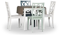 Edgartown Two-tone Rectangular Table And Mixed Chairs