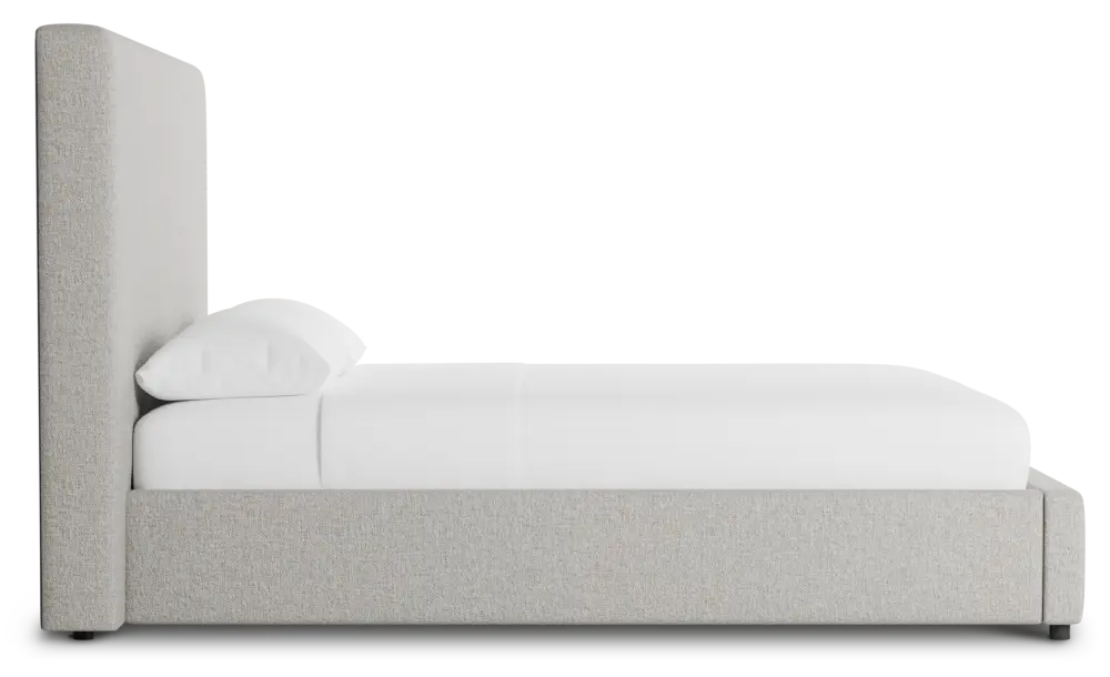 Gayton Elavation Khaki 54" Upholstered Platform Bed Gayton Elavation Khaki 54" Upholstered Platform Bed