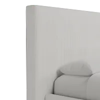 Grayton Lucy Light Beige 54" Upholstered Platform Bed