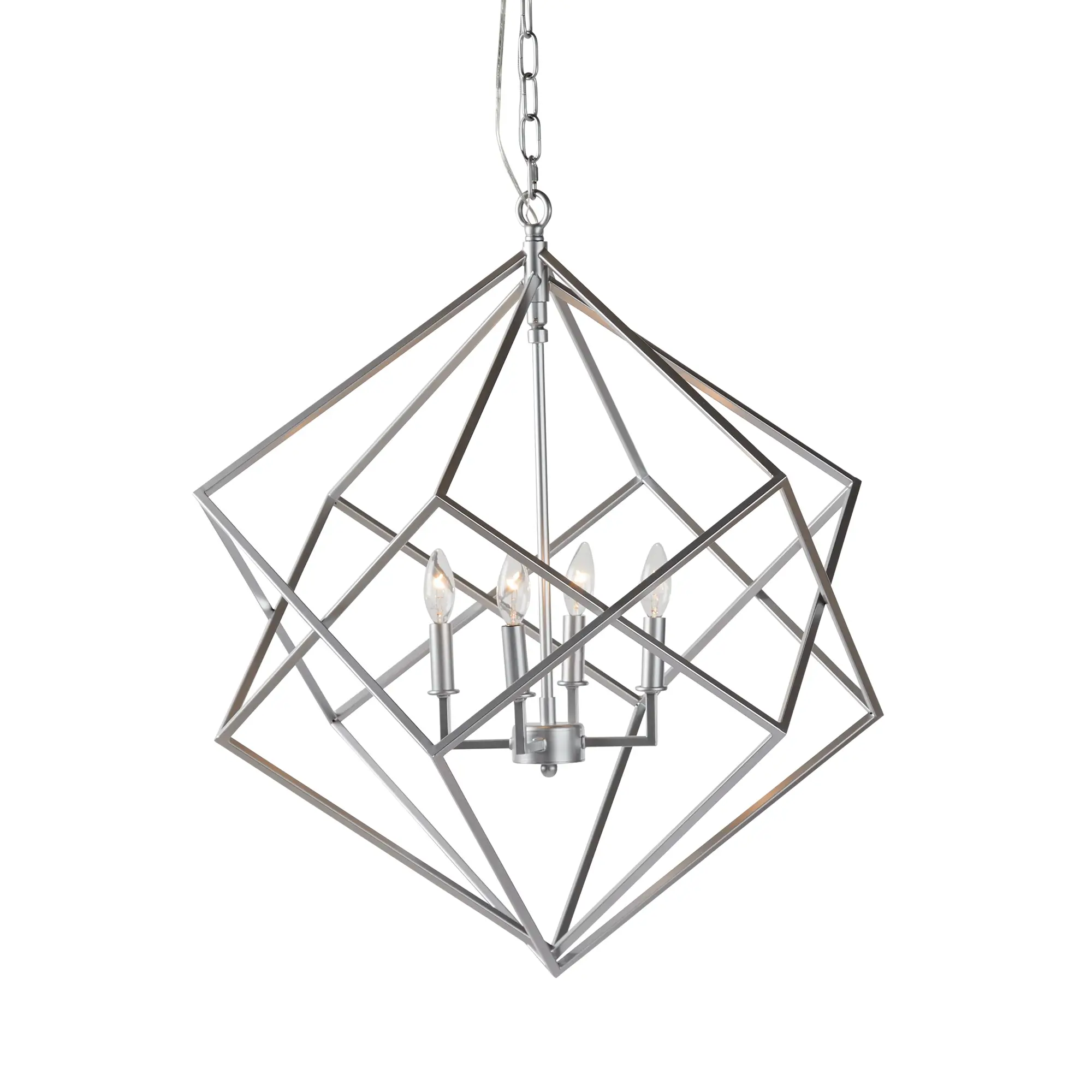 Cage Silver Chandelier Cage Silver Chandelier