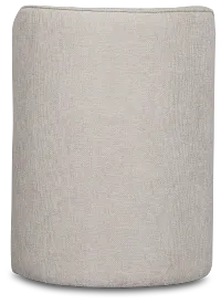 Ryan Light Gray Castored Upholstered Side Chair