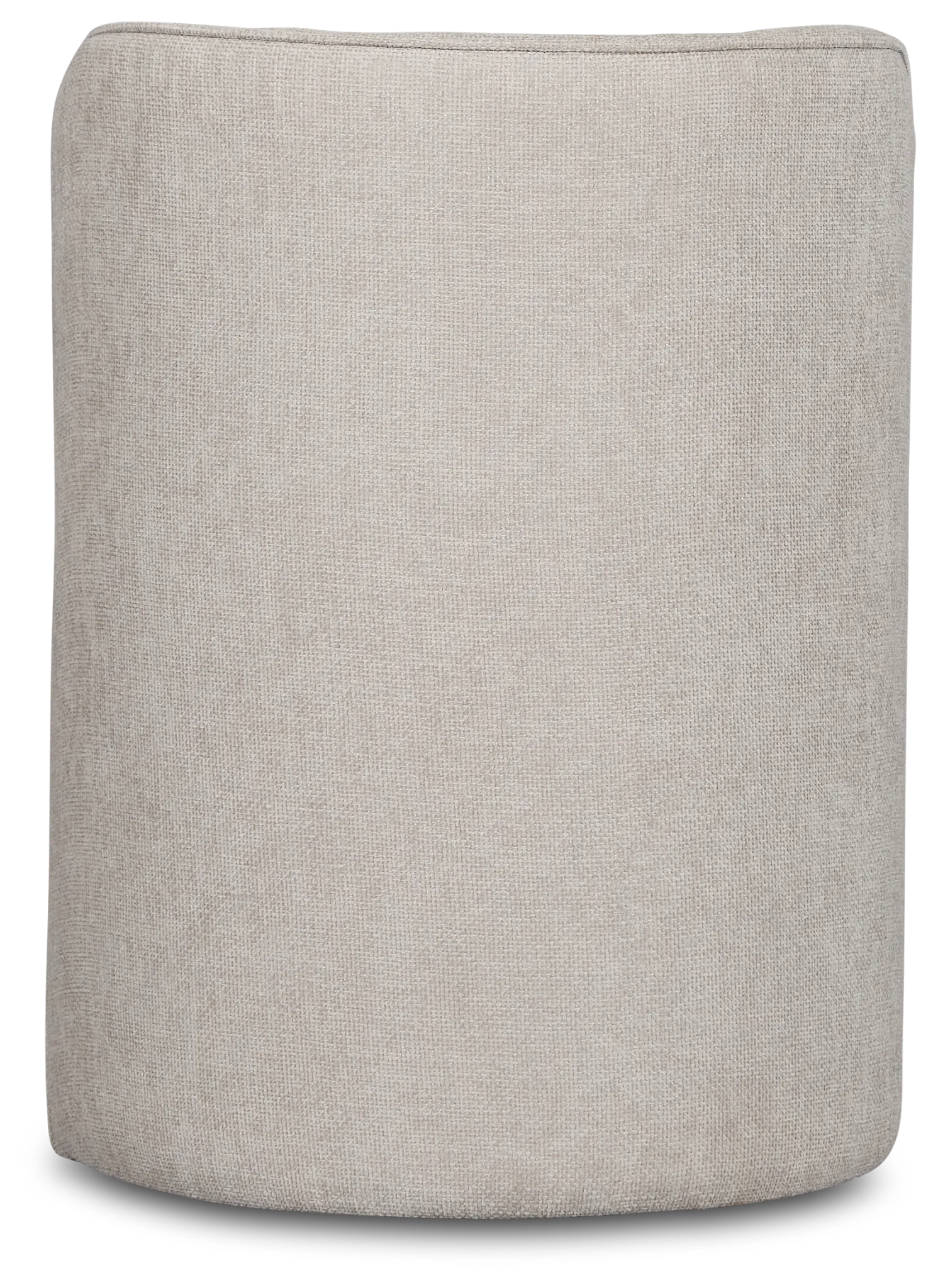 Ryan Light Gray Castored Upholstered Side Chair