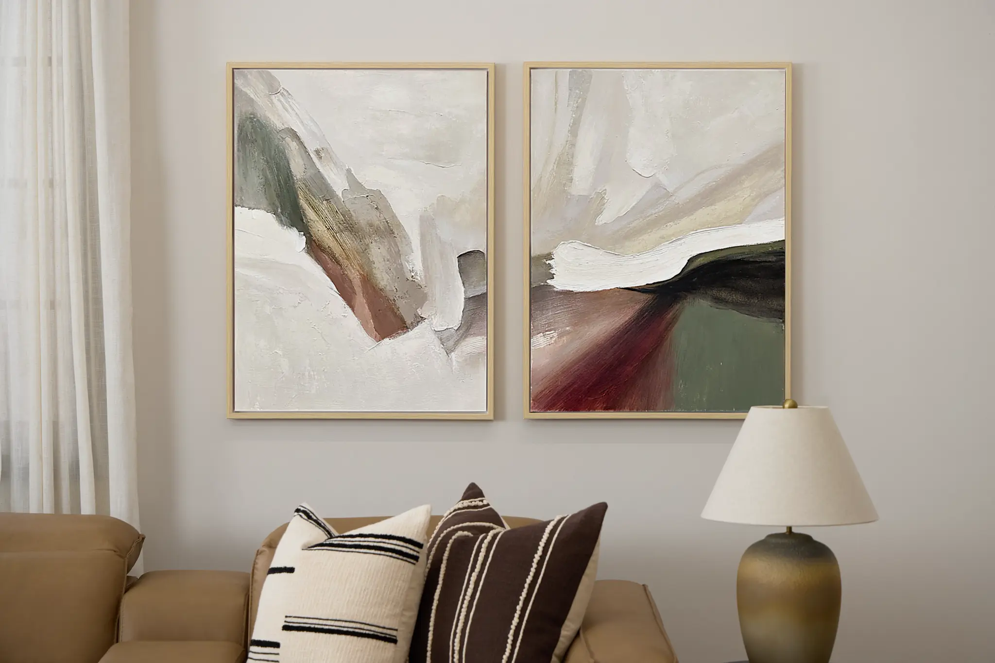 Squig Red Wall Art Squig Red Wall Art