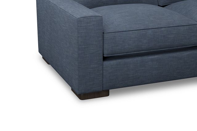 Edgewater Elevation Dark Blue Medium Right Chaise Sectional