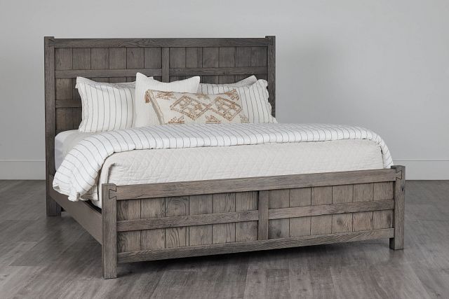 Salt Lake Gray Panel Bed