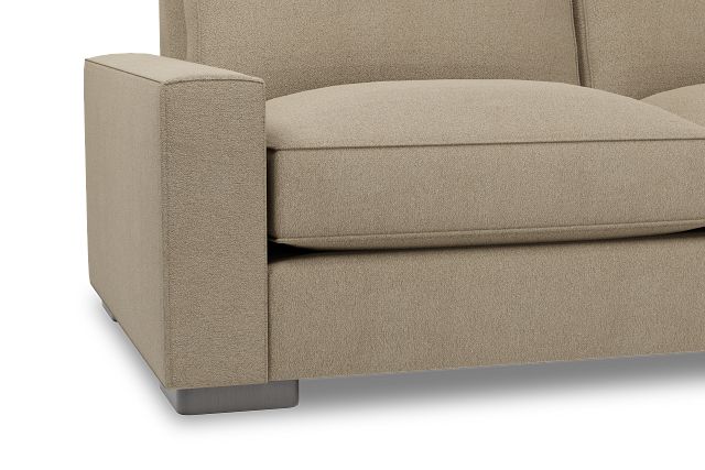 Edgewater Elite Taupe 84" Sofa W/ 2 Cushions