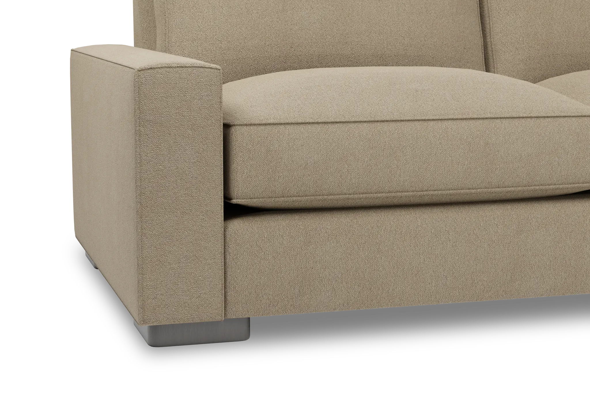 Edgewater Elite Taupe 84" Sofa W/ 2 Cushions Edgewater Elite Taupe 84" Sofa W/ 2 Cushions