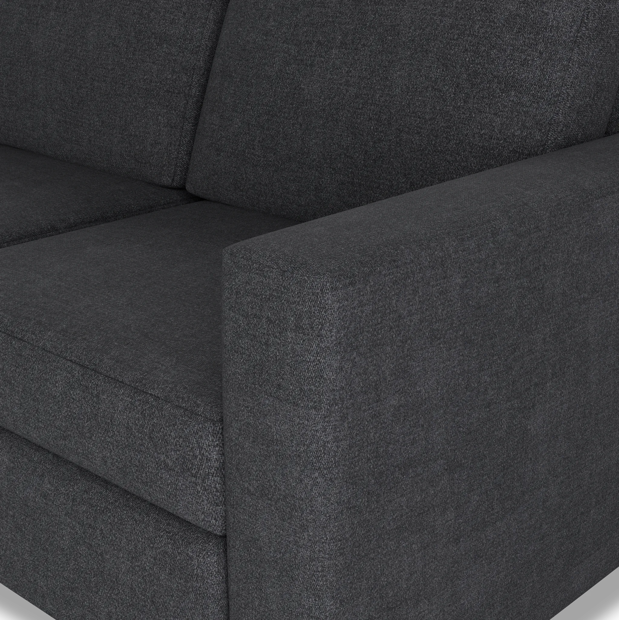 Citymod Dark Gray Fabric Medium Two-arm Sectional