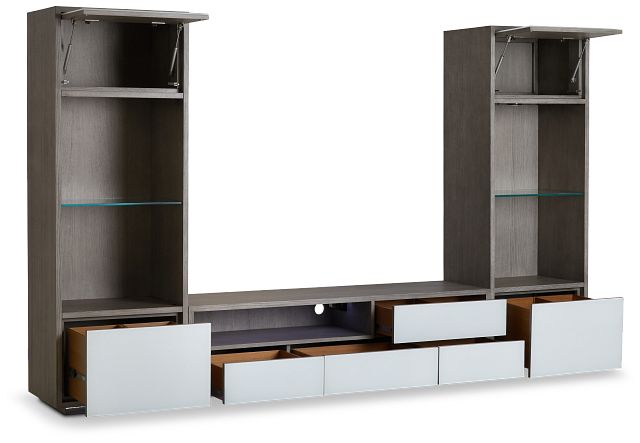 Rio Light Tone Small Entertainment Wall