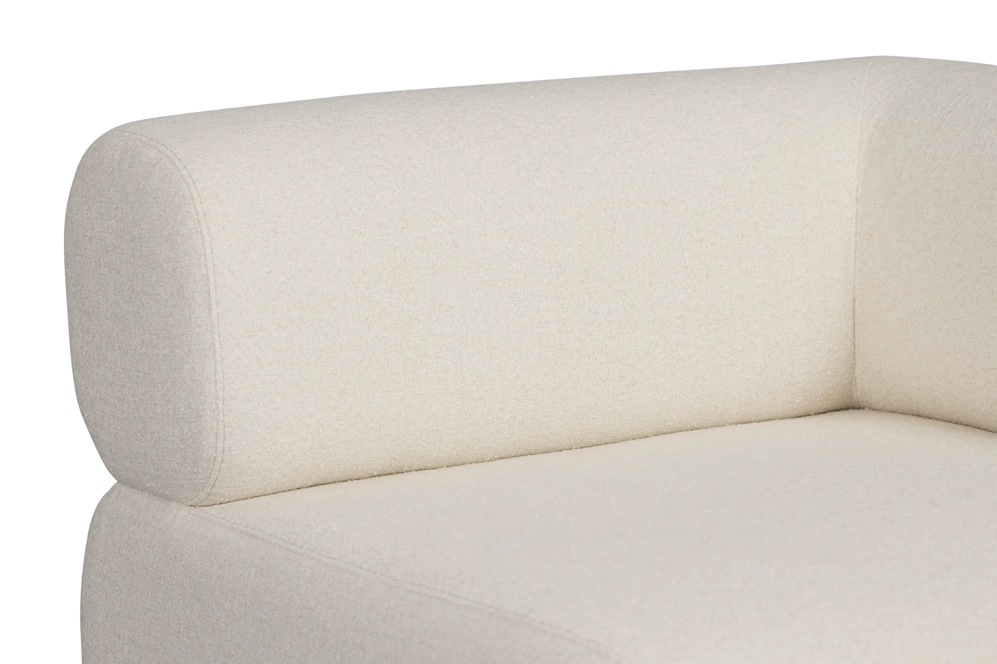 Celeste Light Beige Fabric Right Chair
